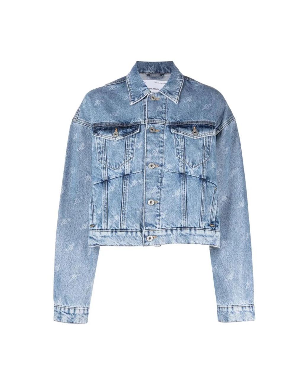 Axel Arigato Denim Jackets in het Blue