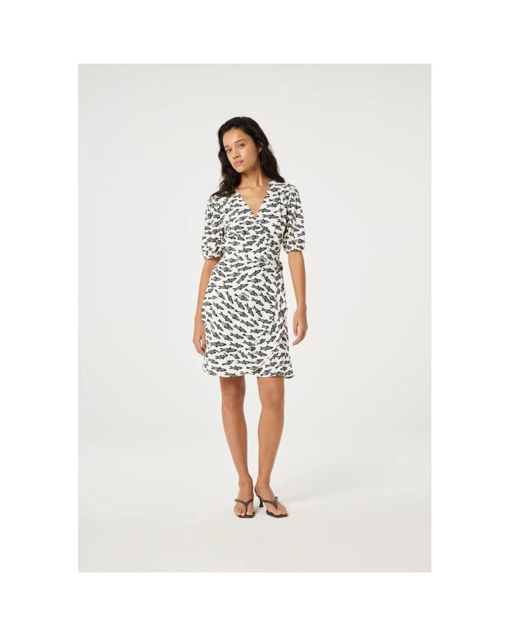 Wrap Dresses FABIENNE CHAPOT de color White