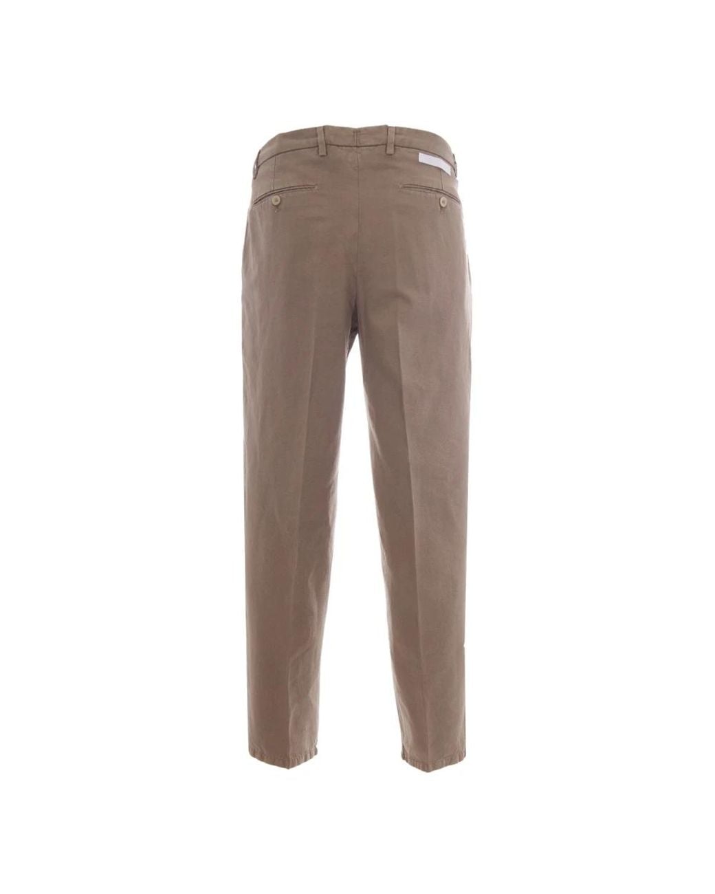 BRIGLIA Brown Chinos for men