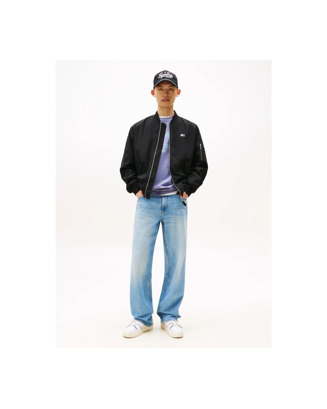 Tommy Hilfiger Black Bomber Jackets for men