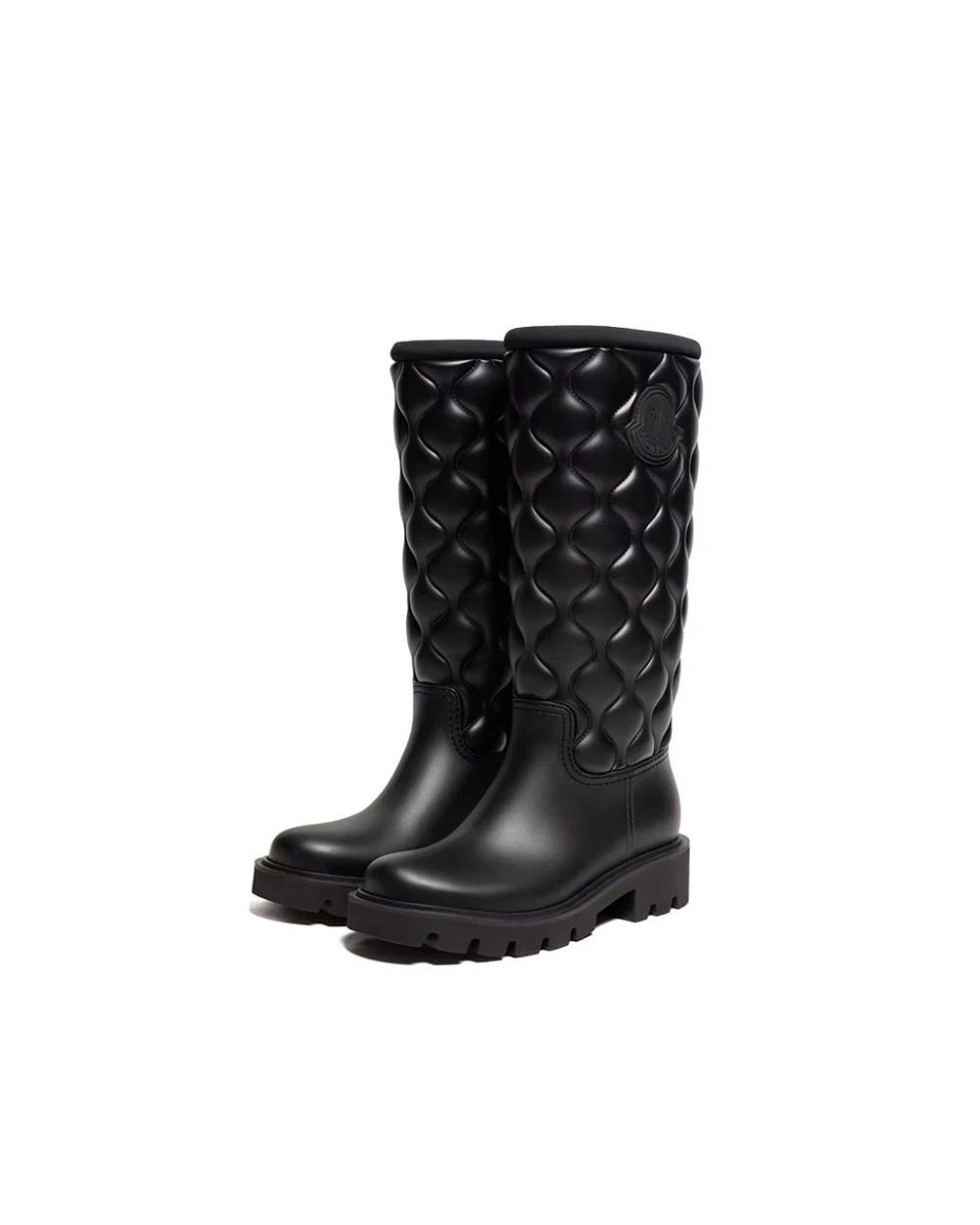 Moncler Black Wellies