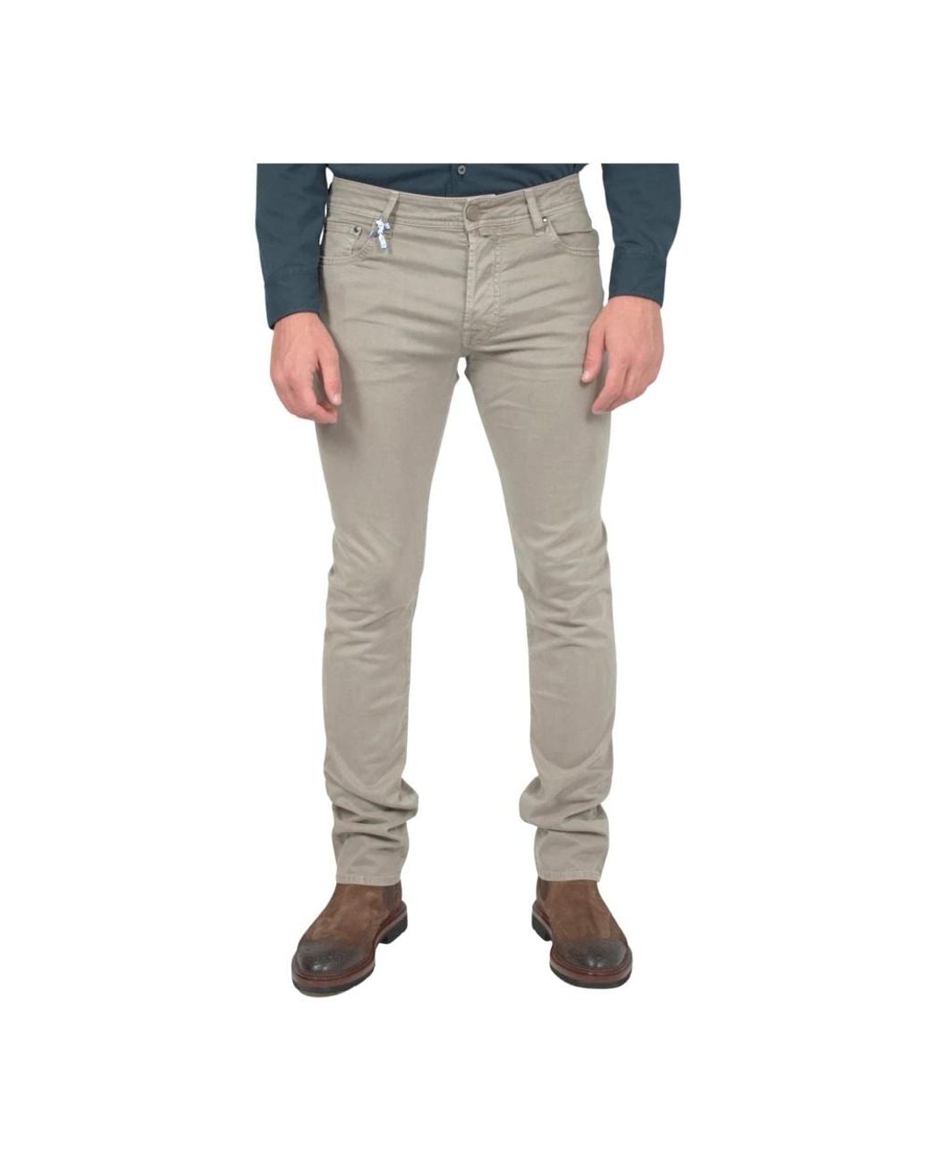 Jacob Cohen Gray Slim-Fit Trousers for men