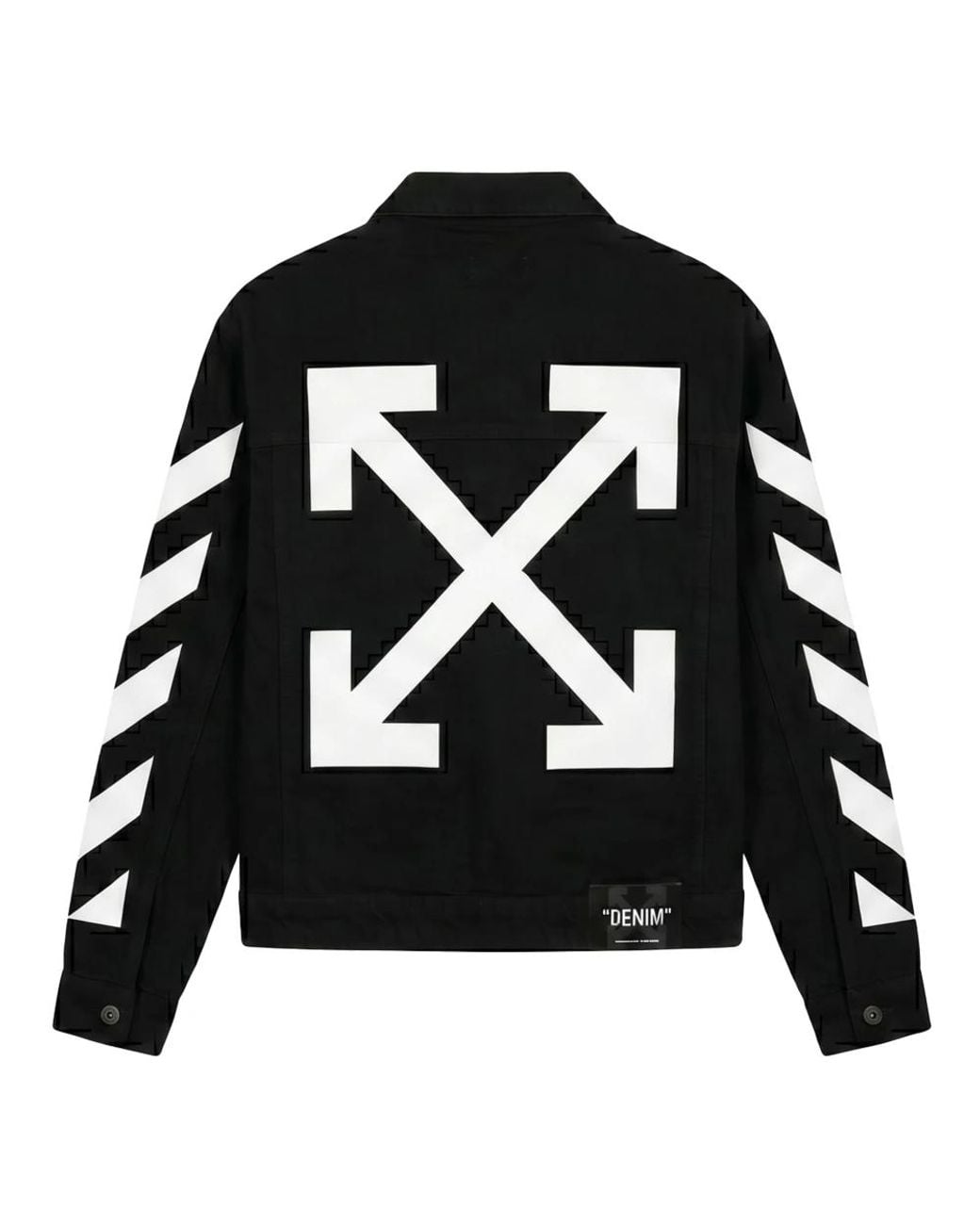 Off-White c/o Virgil Abloh Black Denim Jackets for men