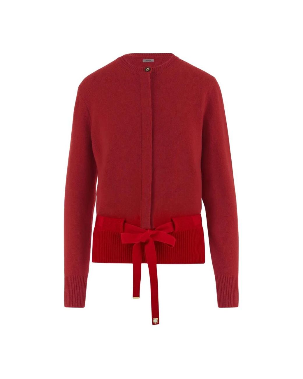 Ferragamo Red Cashmere Knitwear