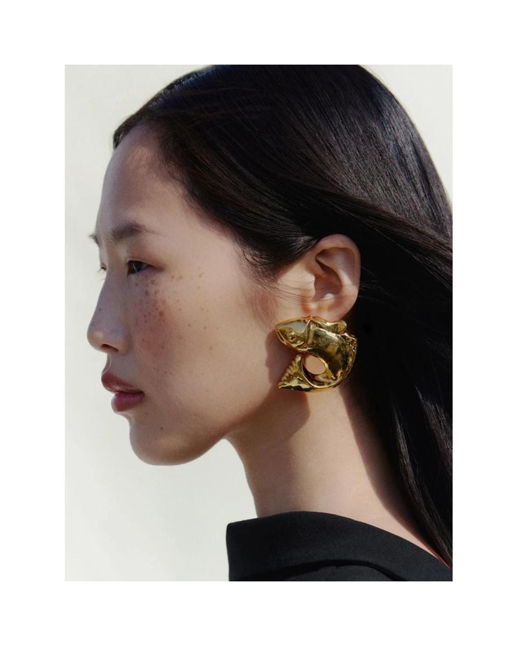 Earrings Jacquemus en coloris Metallic