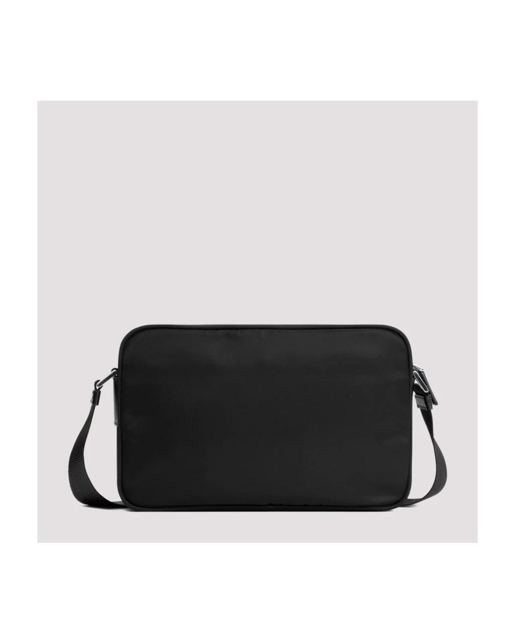 Prada Black Re-Nylon And Leather Shoulder Bag
