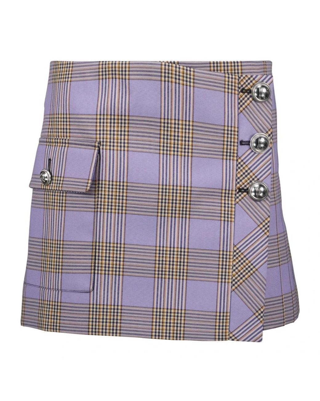 Rabanne Short Skirts in het Purple
