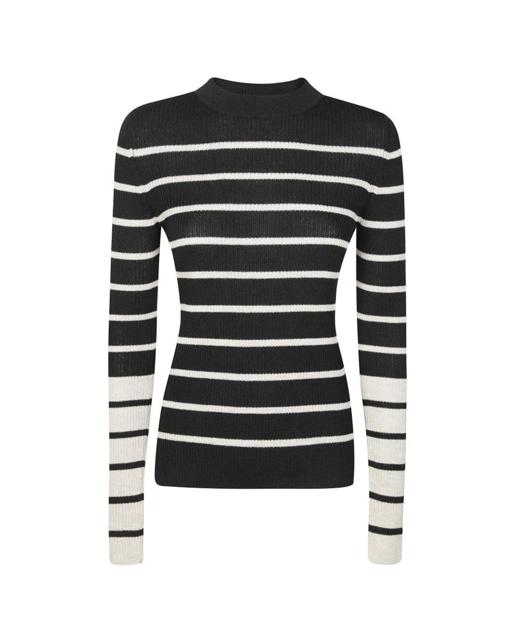 8pm Black Round-Neck Knitwear