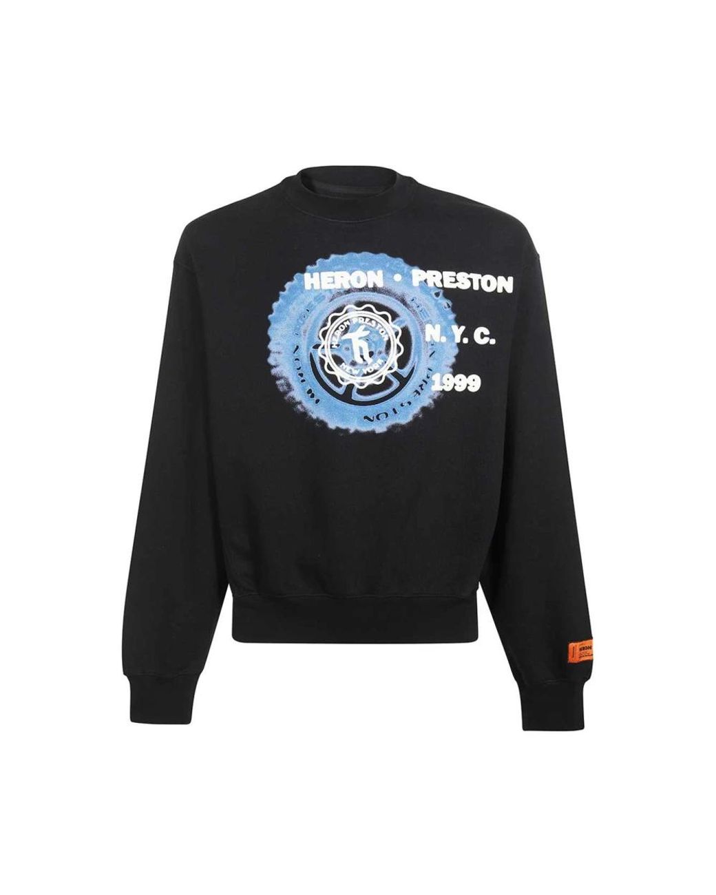 Heron Preston Black Off Road Print Sweatshirt for men