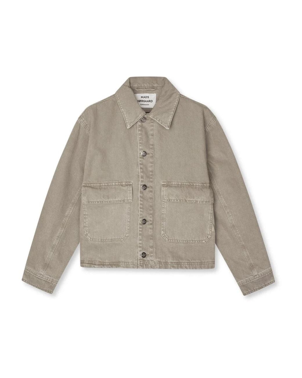 Mads Nørgaard Gray Denim Jackets