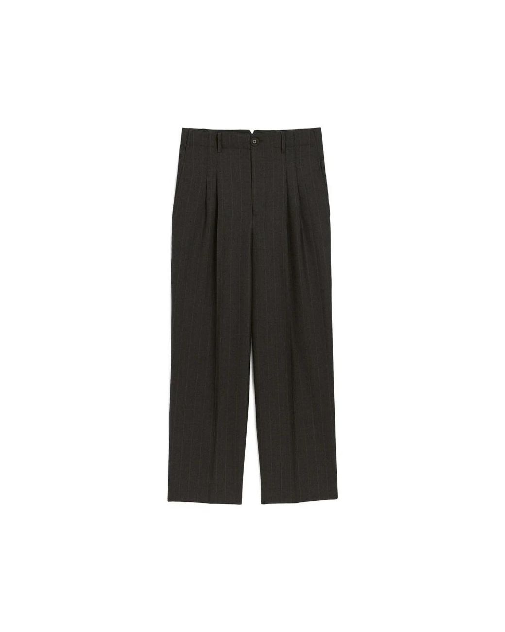AMI Black Straight Trousers for men