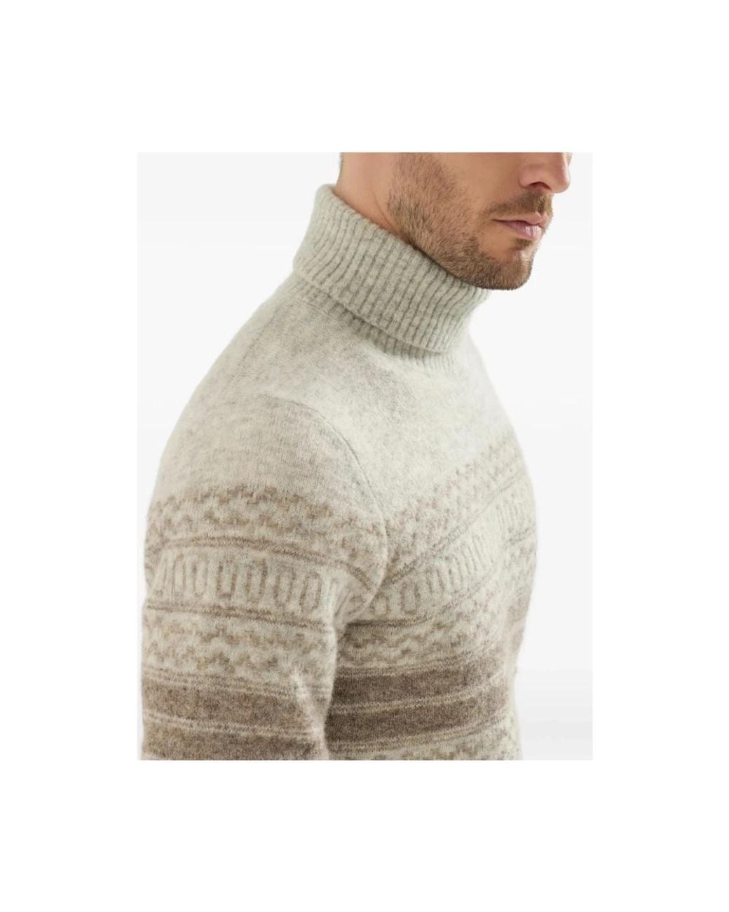 Brunello Cucinelli Gray Neutrals Sweaters & Knitwear for men