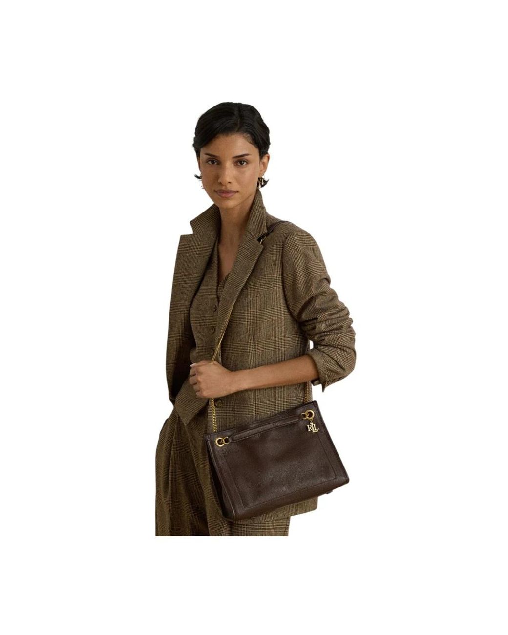 Ralph Lauren Brown Shoulder Bags