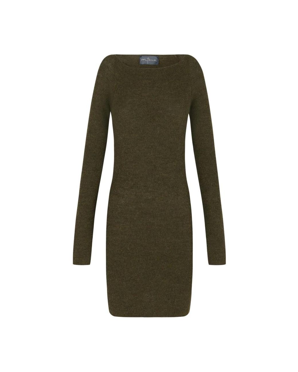 Cortana Green Knitted Dresses