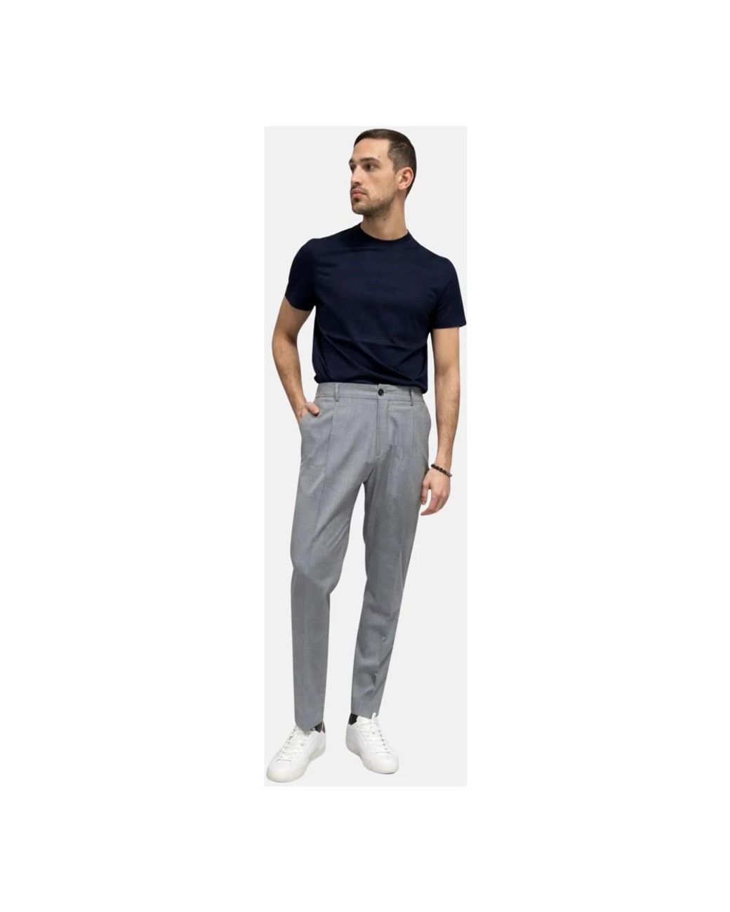 BE ABLE Blue Suit Trousers for men