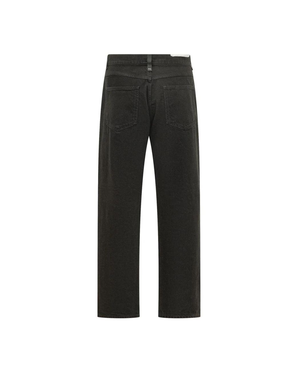 AMISH Black Straight Fit Jeans for men