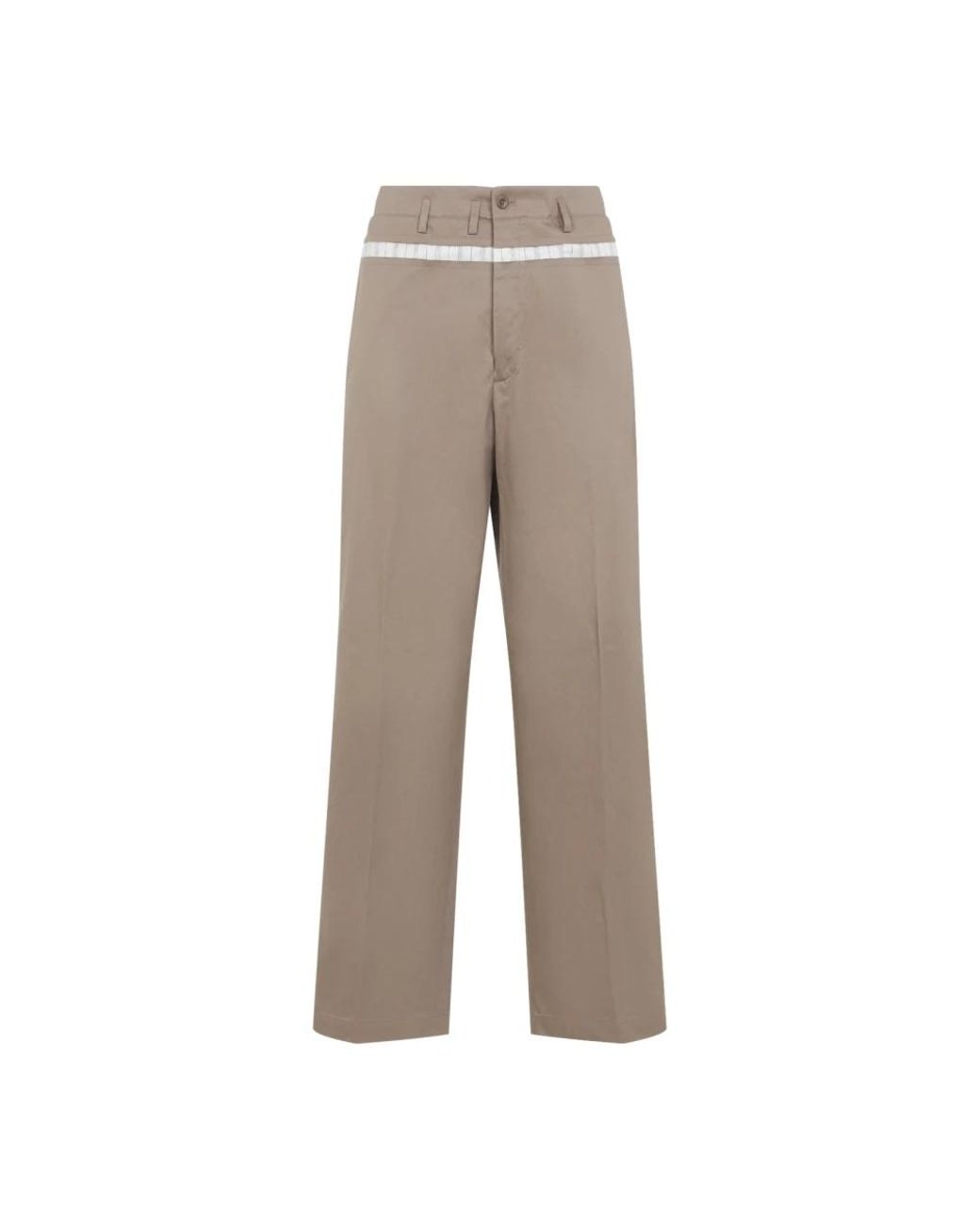 Maison Margiela Gray Wide Trousers for men