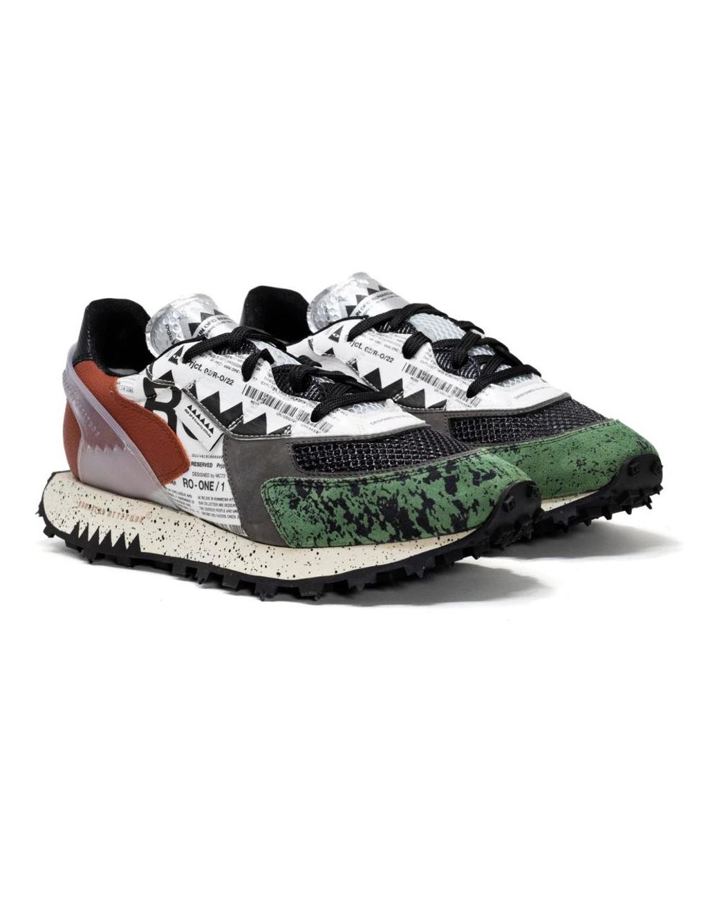 RUN OF Multicolor Sneakers for men