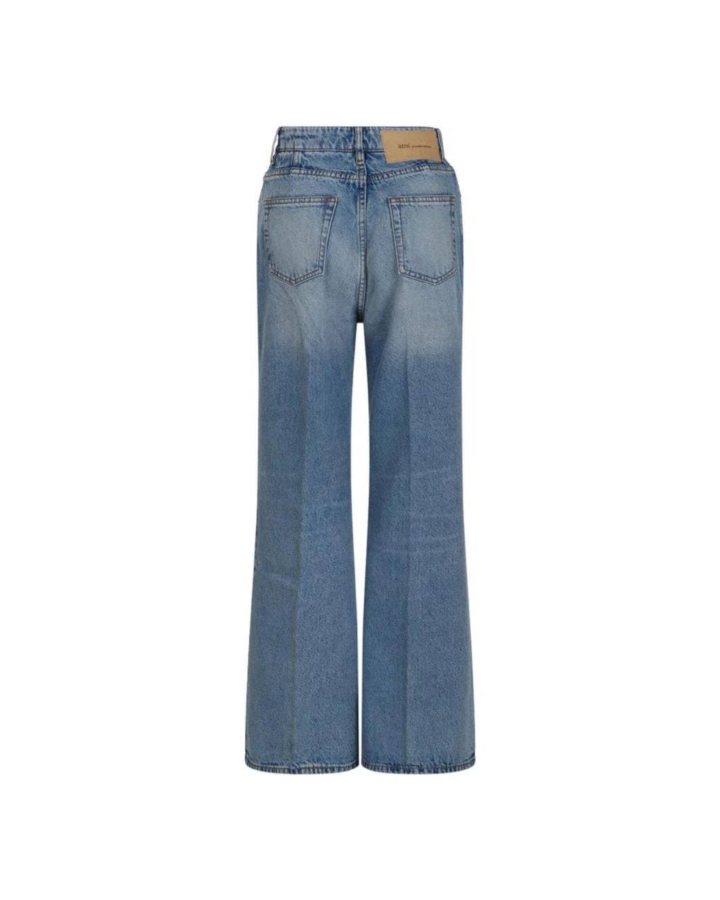 Wide Jeans AMI de color Blue