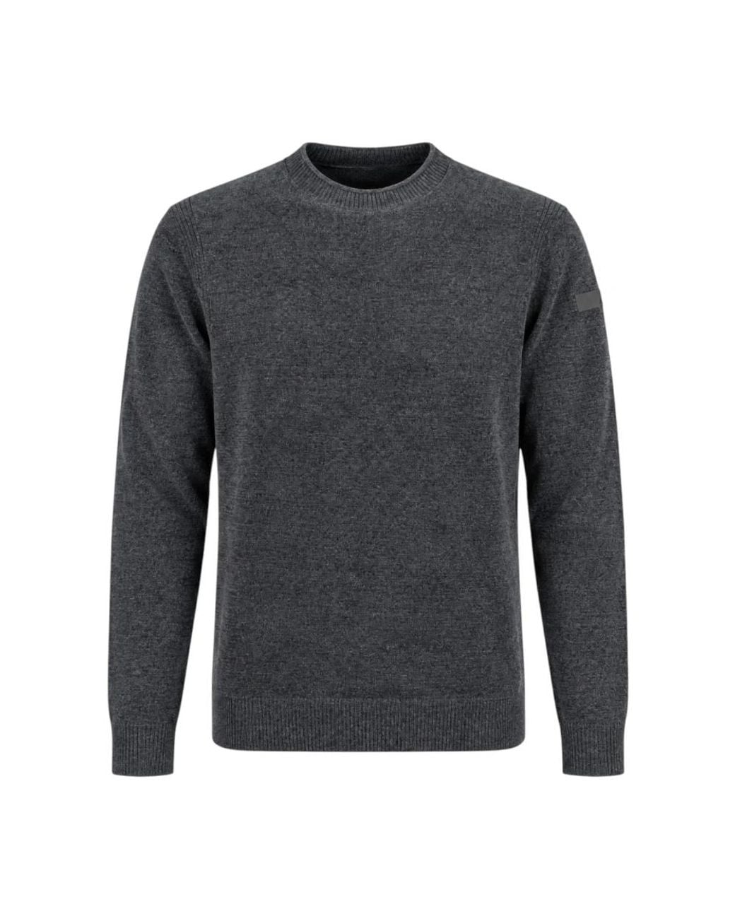Rrd Gray Round-Neck Knitwear for men