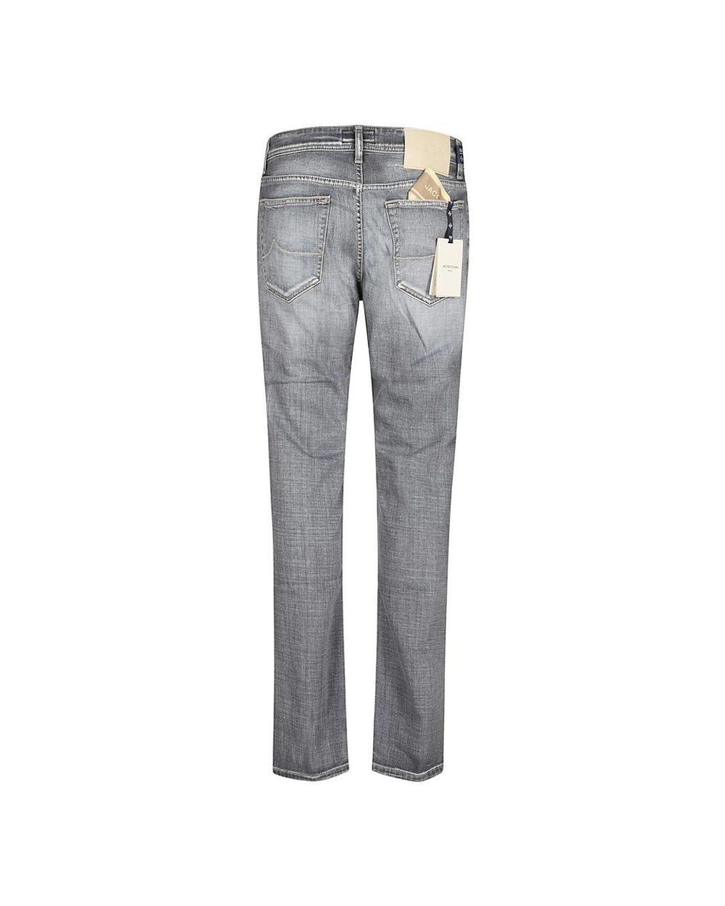 Jacob Cohen Gray Slim Fit Jeans for men