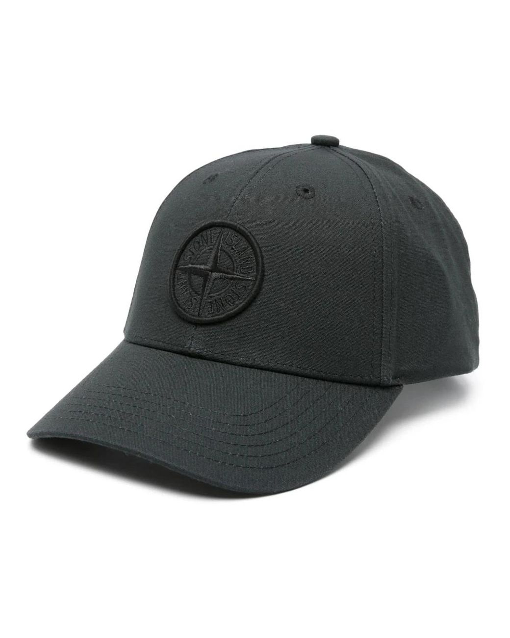 Caps di Stone Island in Black da Uomo