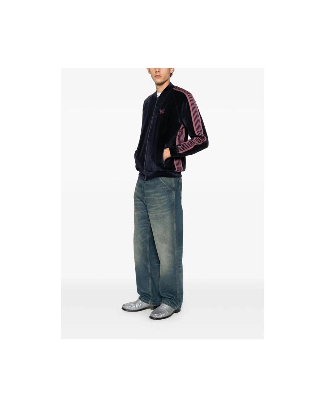 Training Jackets Needles de hombre de color Black