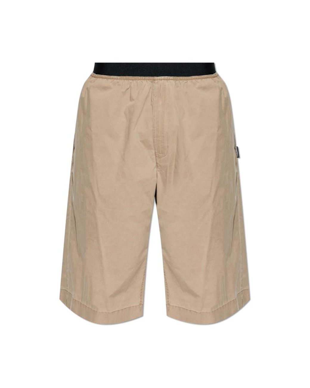MM6 by Maison Margiela Natural Long Shorts for men