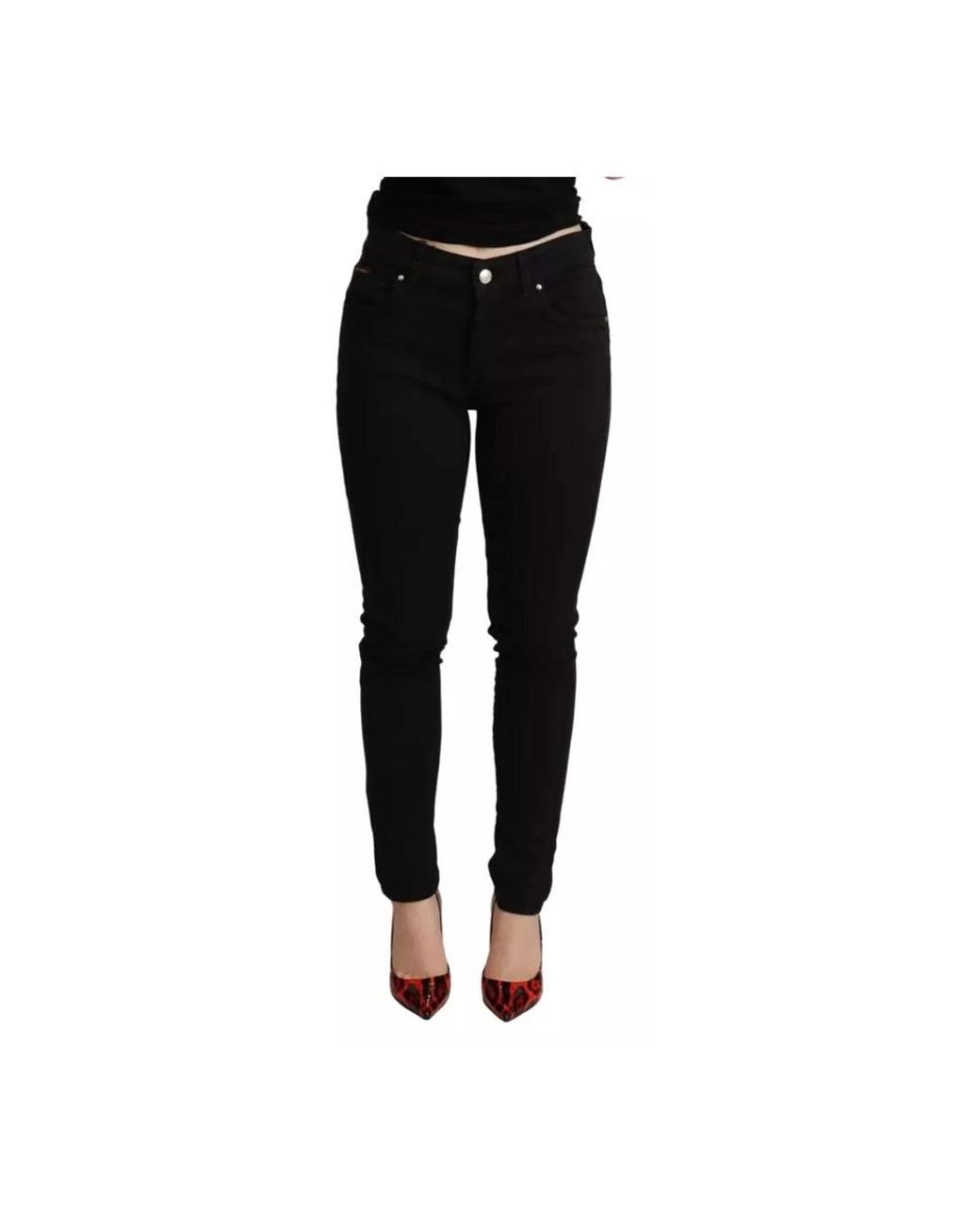 Dolce & Gabbana Black Skinny Fit Jeans