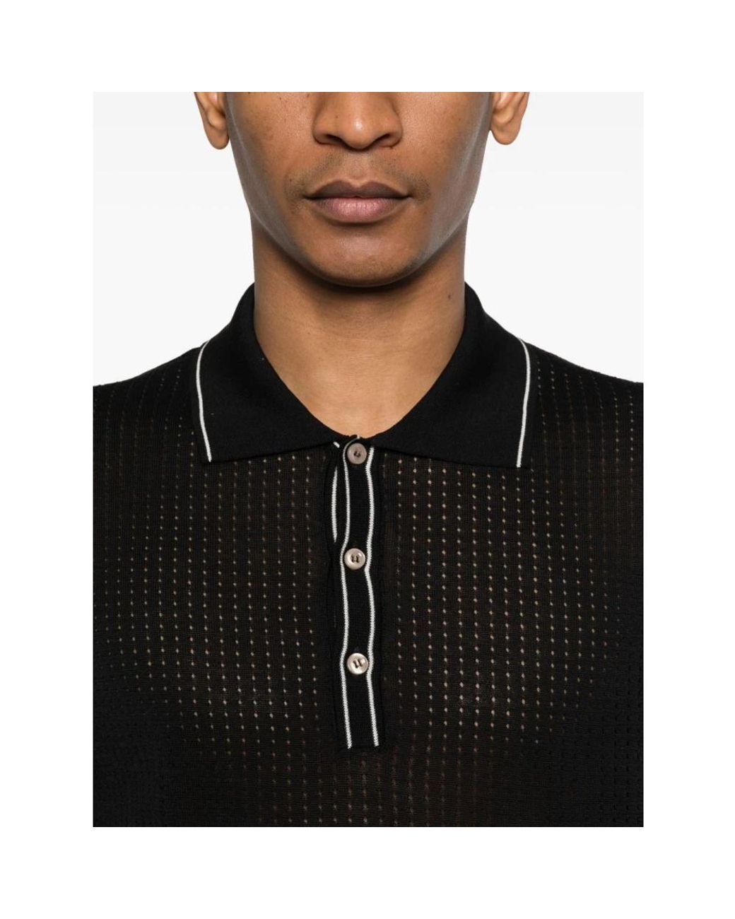 Polo Shirts Tagliatore de hombre de color Black