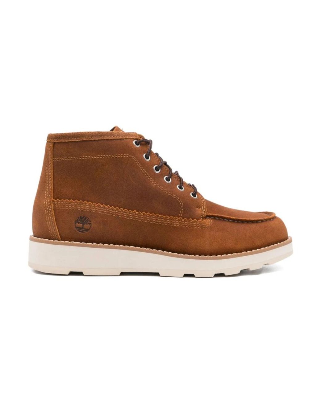 Timberland Brown Lace-Up Boots for men