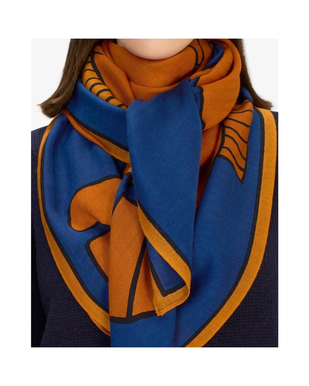 Inoui Edition Blue Winter Scarves