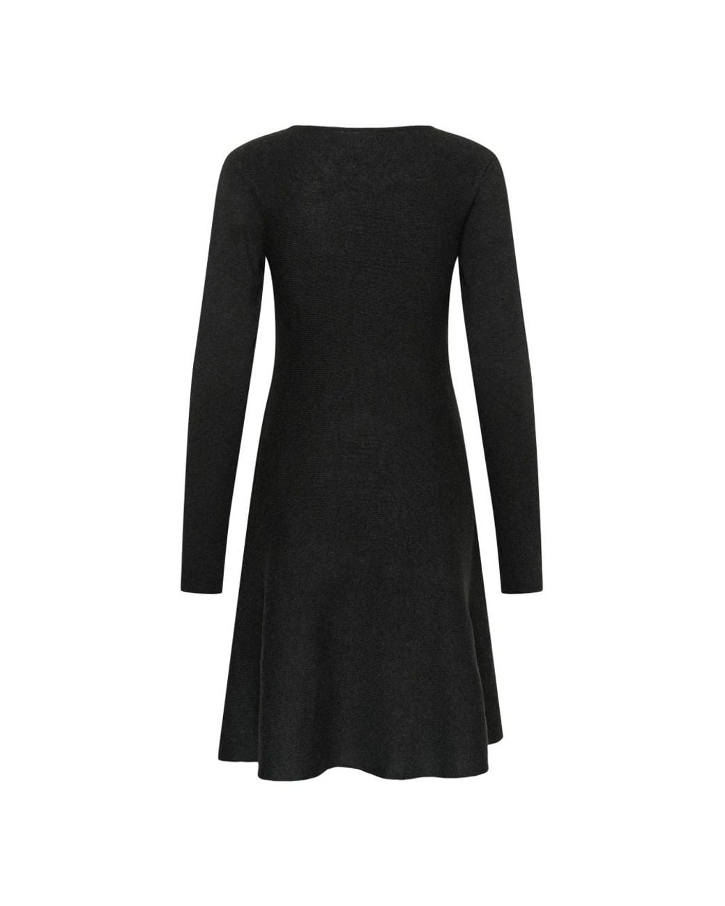 Knitted Dresses Kaffe de color Black