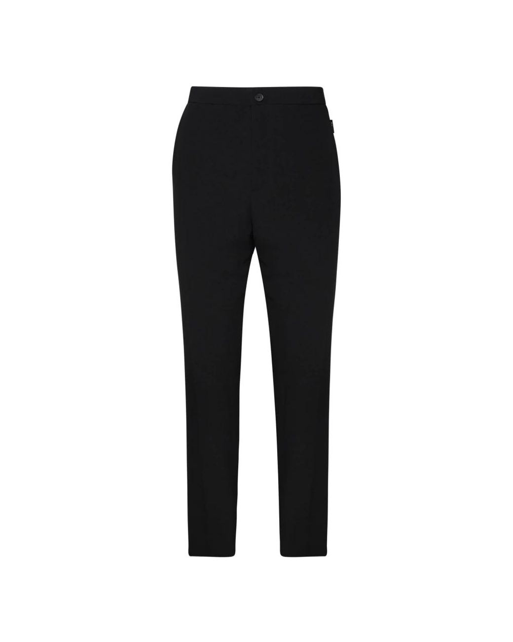 Hevò Black Slim-Fit Trousers for men