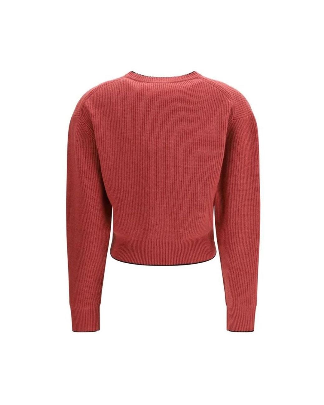 Chloé Red Round-Neck Knitwear