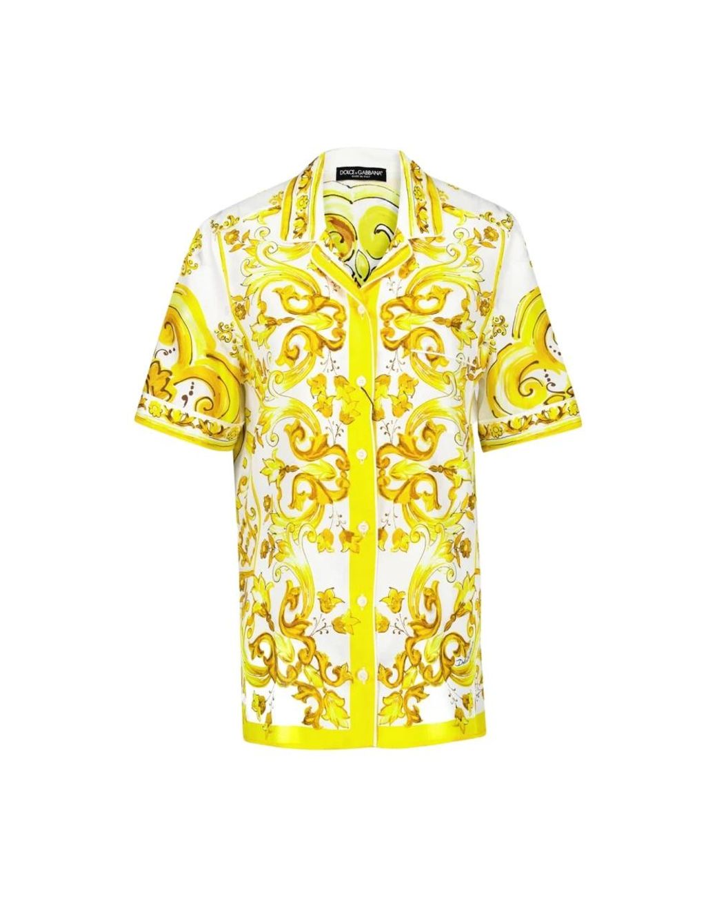 Dolce & Gabbana Yellow Shirts