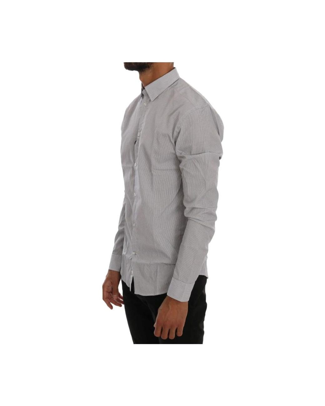 Frankie Morello Gray Casual Shirts for men