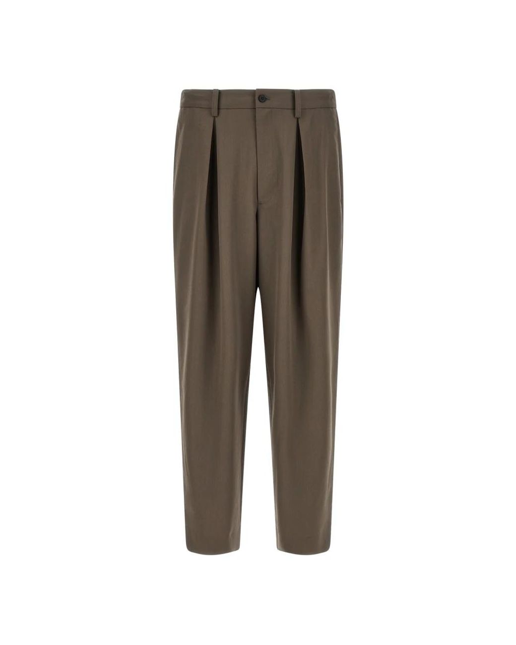 Ssstein Gray Wide Trousers for men