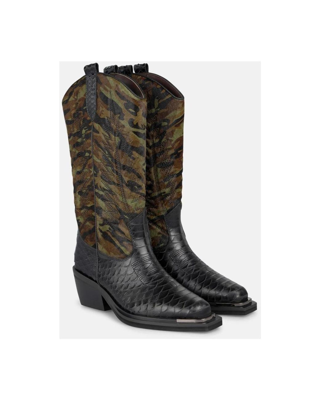 Alma En Pena. Multicolor Cowboy & Biker Boots