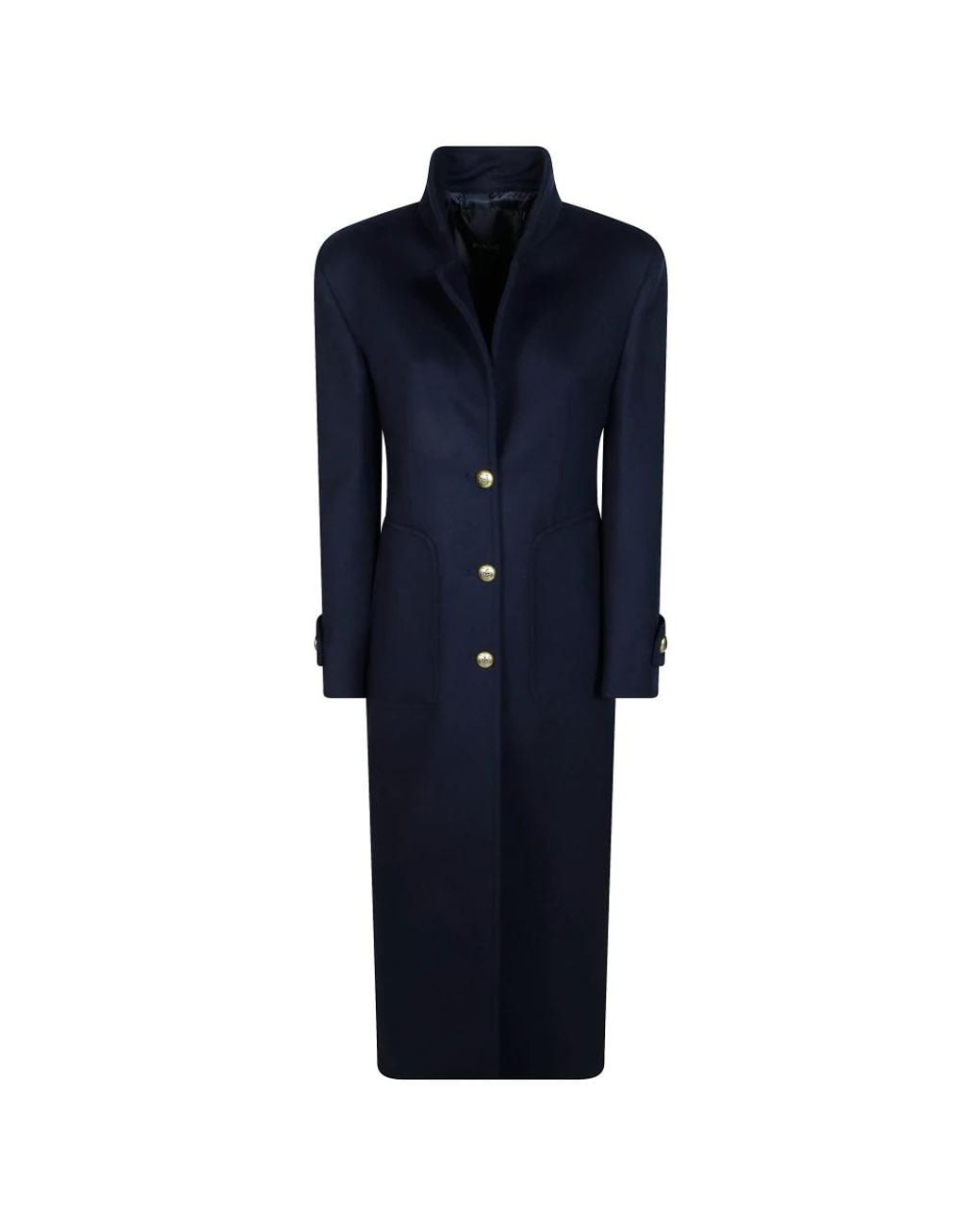 Pinko Blue Single-Breasted Coats