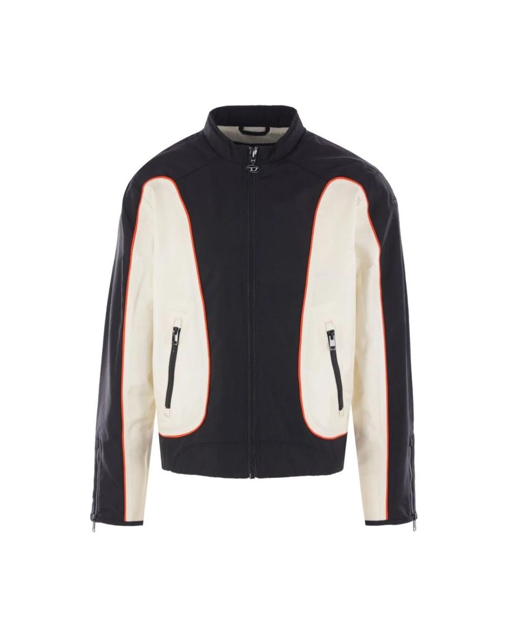 DIESEL Black Light Jackets for men