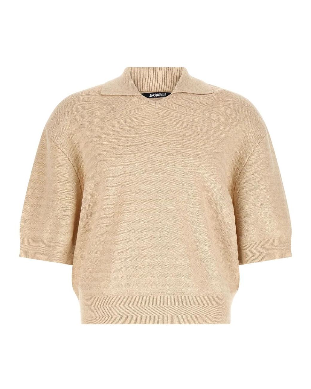 Jacquemus Natural Polo Shirts for men