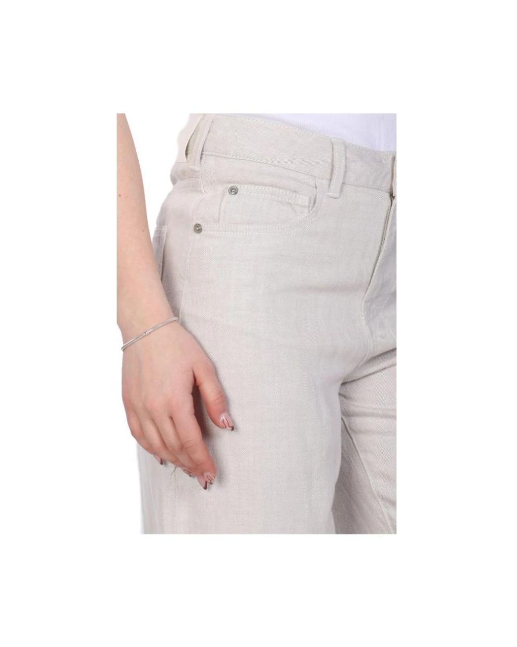 Emporio Armani Gray Wide Jeans