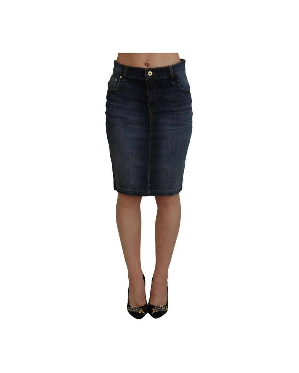 Fiorucci Black Denim Skirts