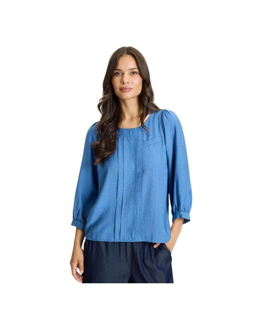 Blouses iN FRONT de color Blue