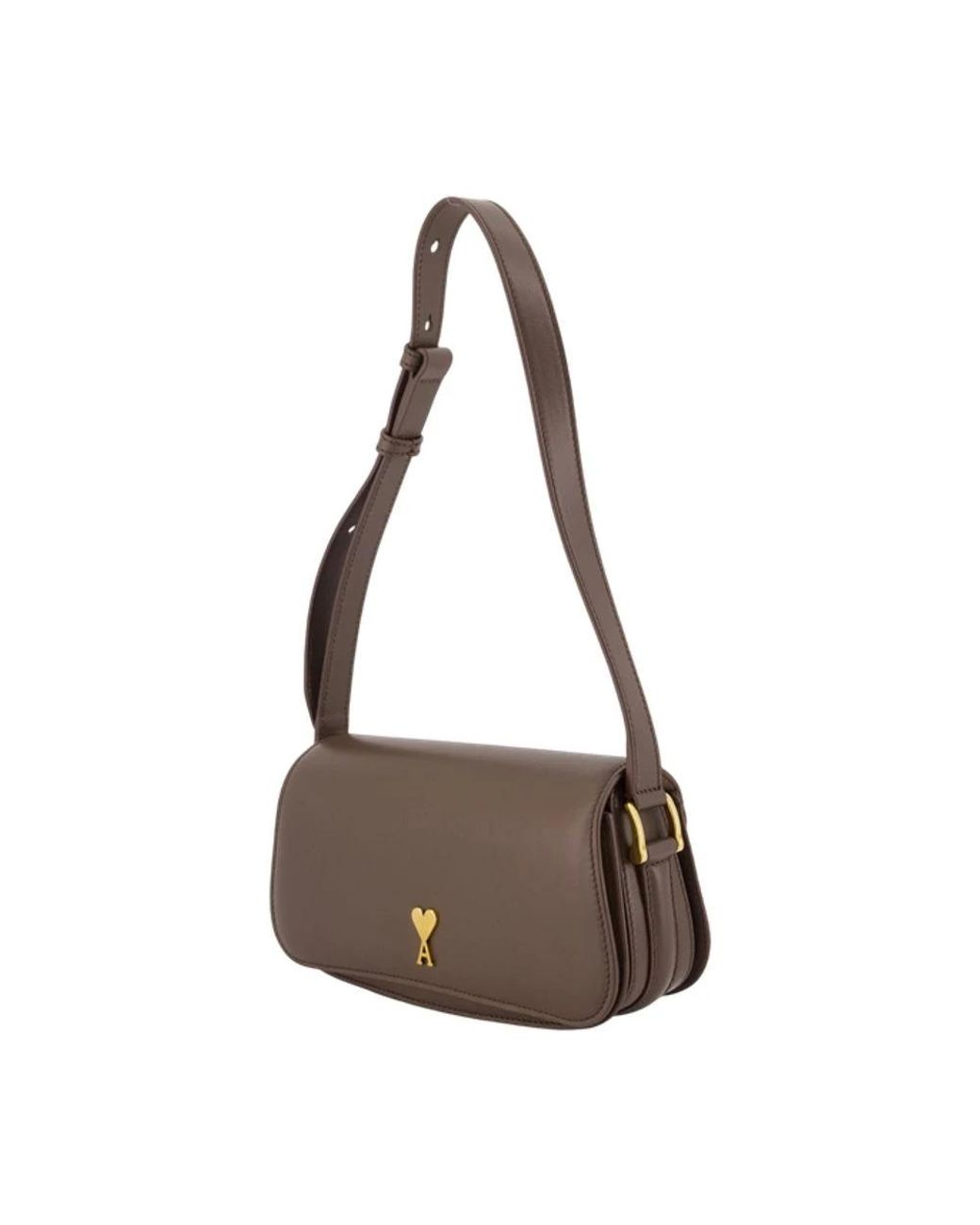 AMI Brown Shoulder Bags