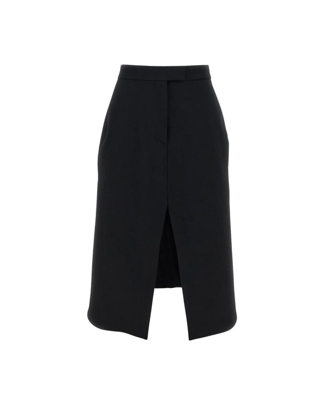 McQueen Black Midi Skirts