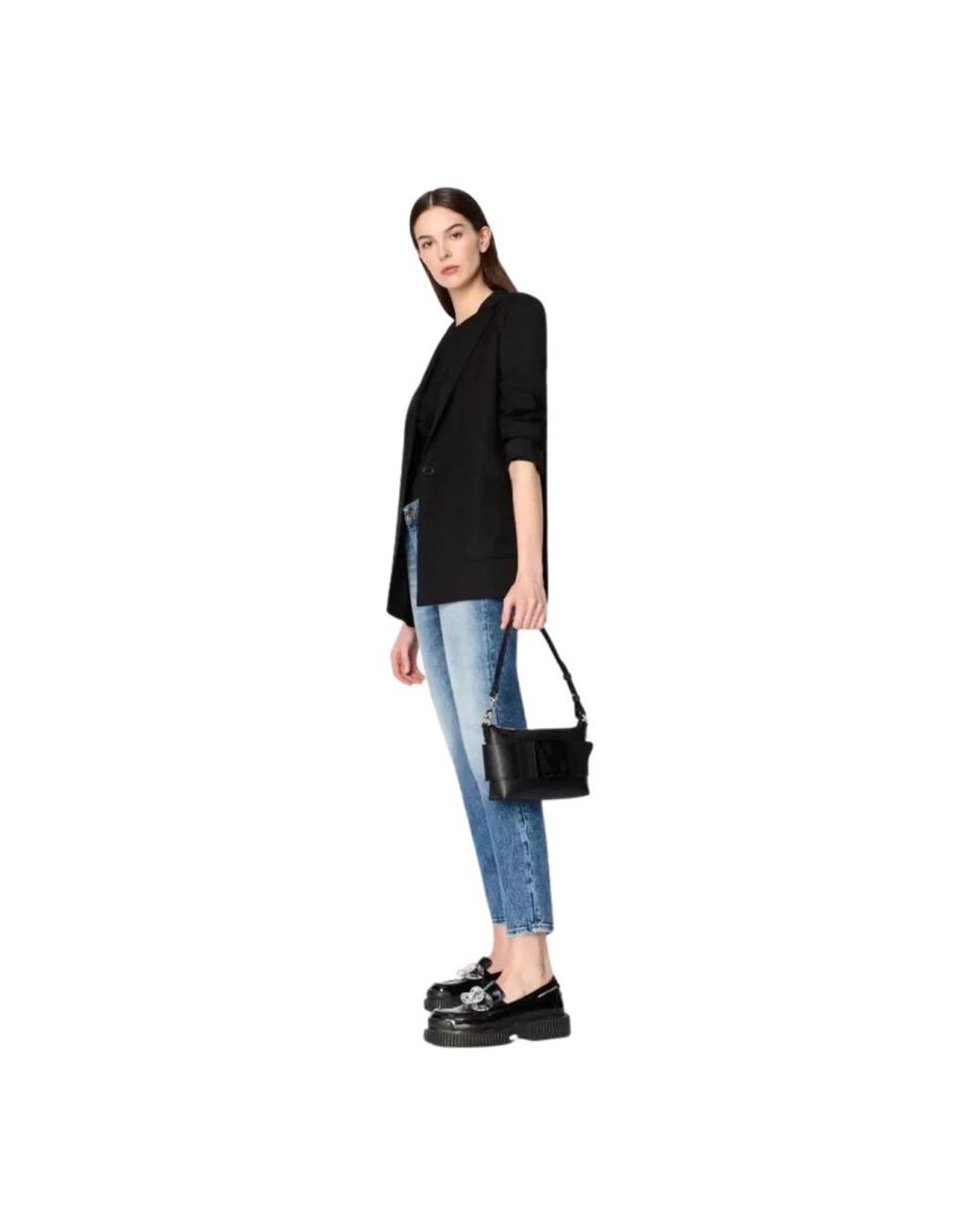 ARMANI EXCHANGE Blue Cropped Jeans