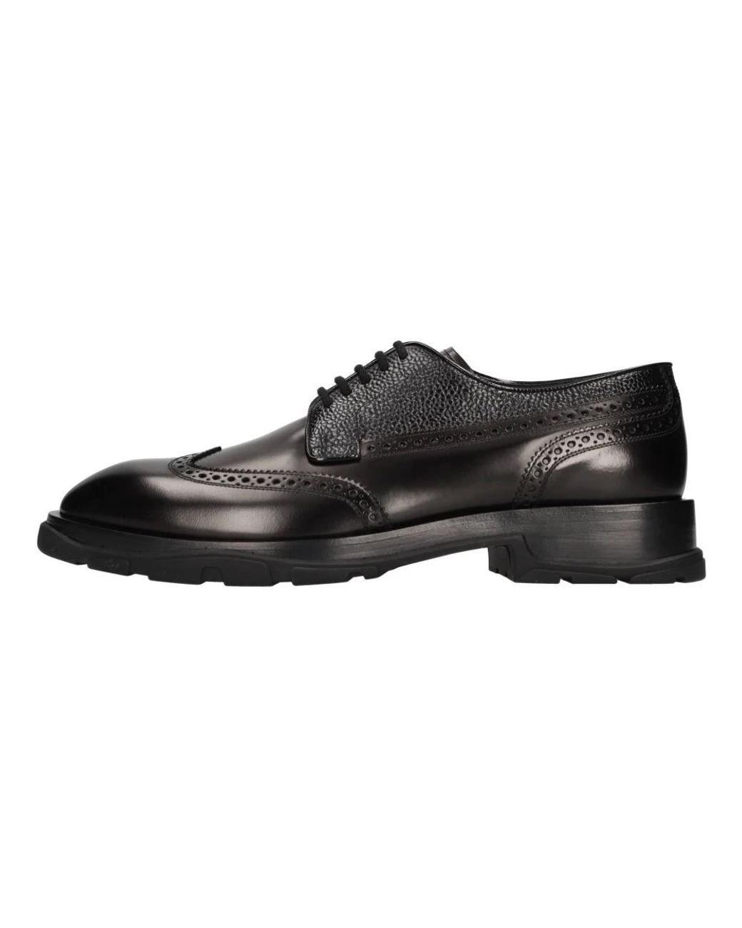 McQueen Black Dress Shoes for men