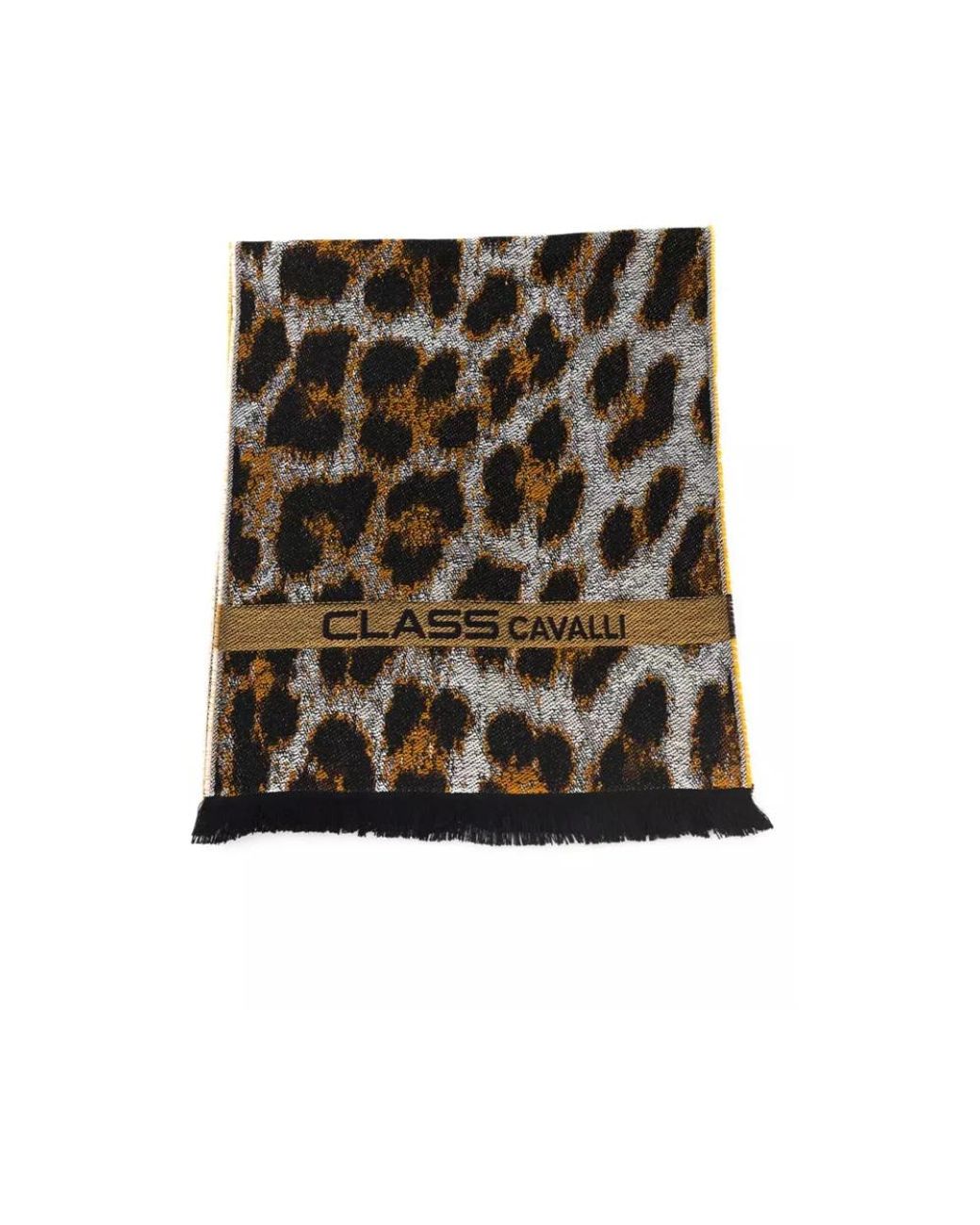 Roberto Cavalli Black Winter Scarves for men